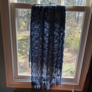 Blue Woven Scarf